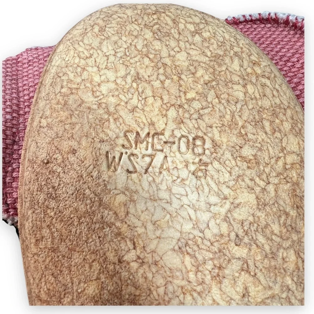 Spenco Siesta Canvas Slide Mules Womens 7 Pink Orthotic Cork ‎ Beach Festival